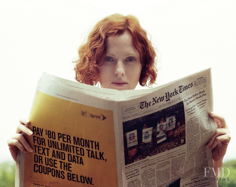 Karen Elson featured in At Ease, September 2013