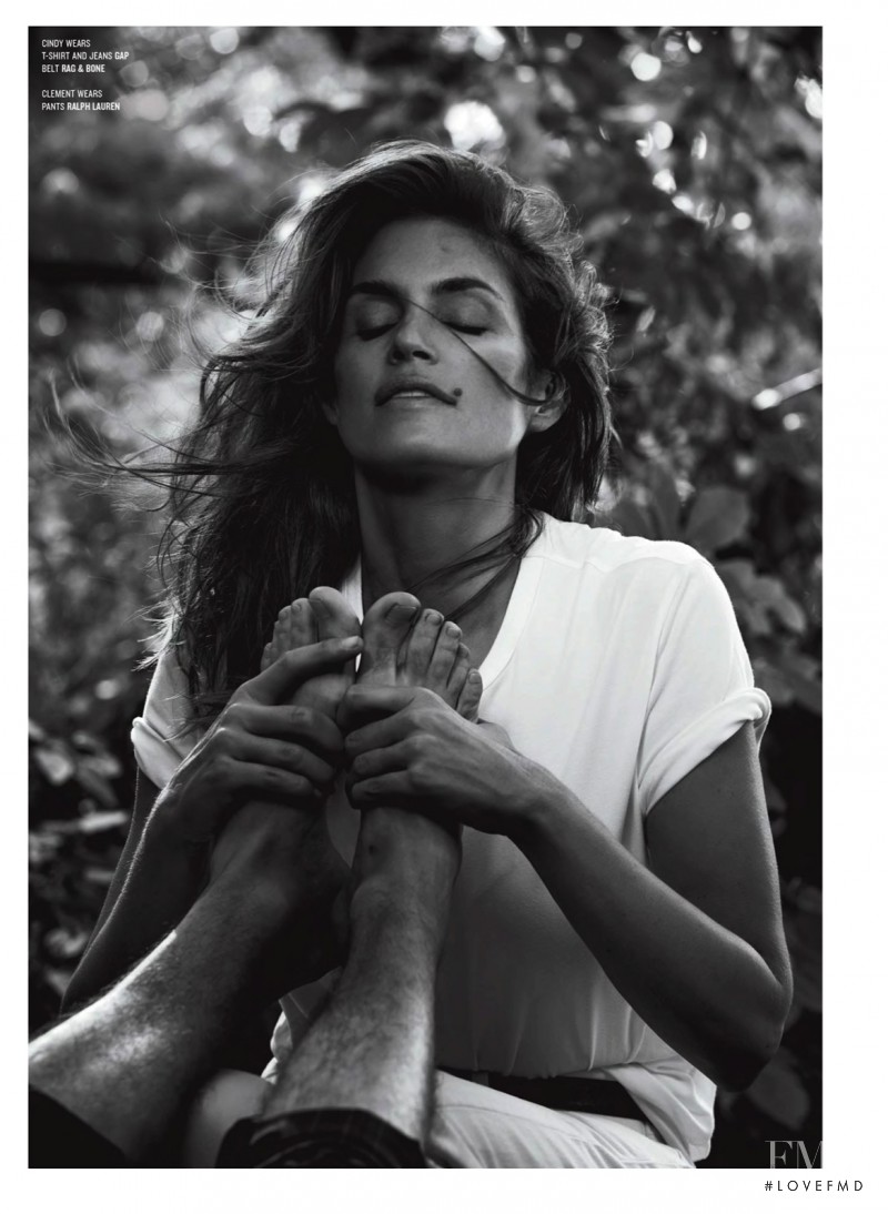 Cindy Crawford featured in Cindy In Menswear, December 2013