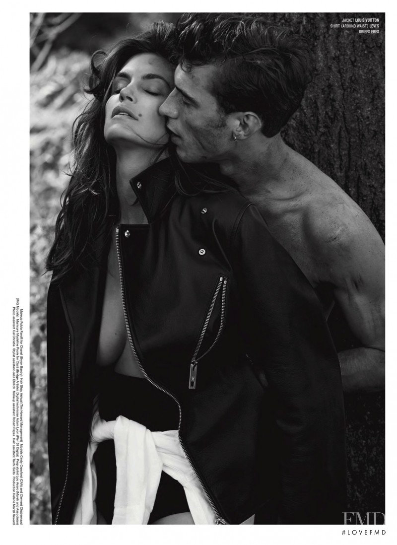 Cindy Crawford featured in Cindy In Menswear, December 2013