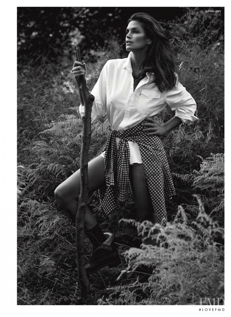 Cindy Crawford featured in Cindy In Menswear, December 2013