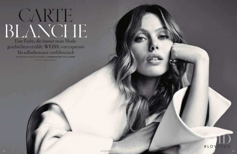 Frida Gustavsson featured in Carte Blanche, December 2013