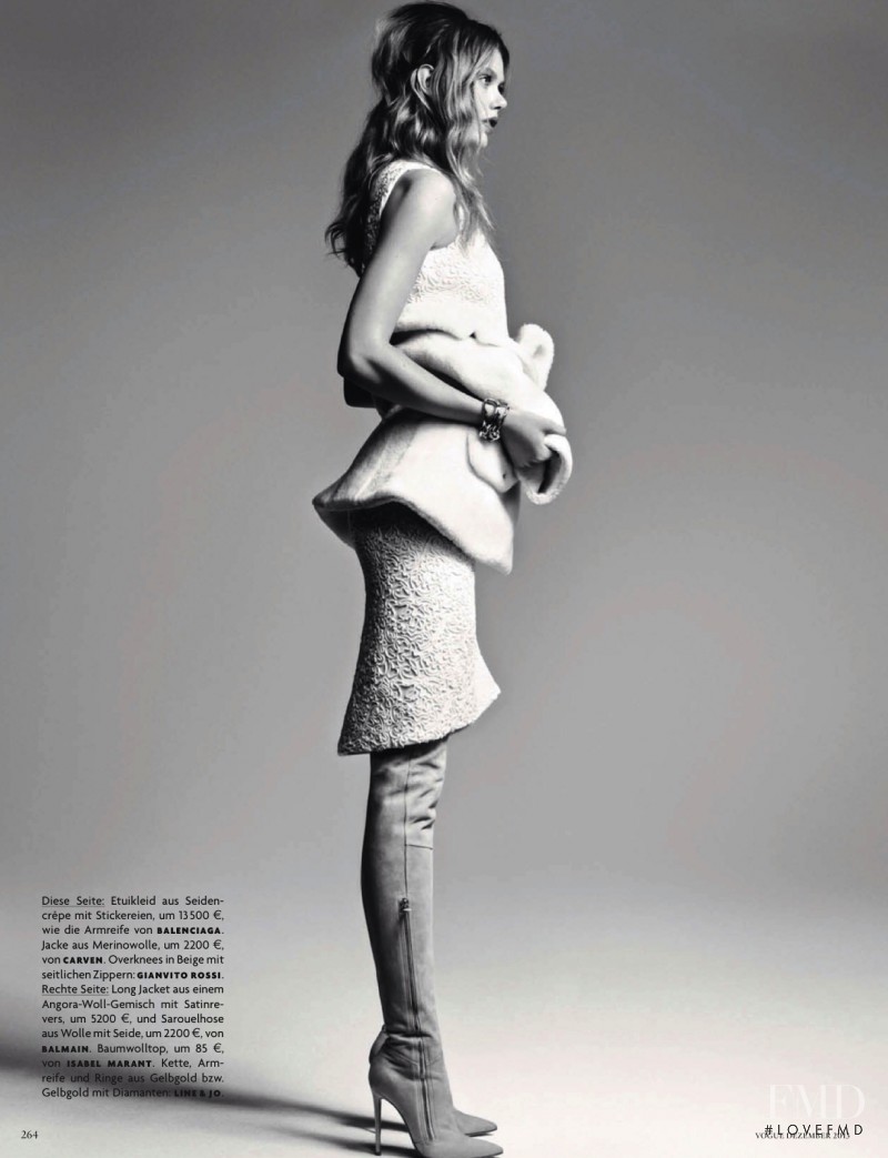 Frida Gustavsson featured in Carte Blanche, December 2013