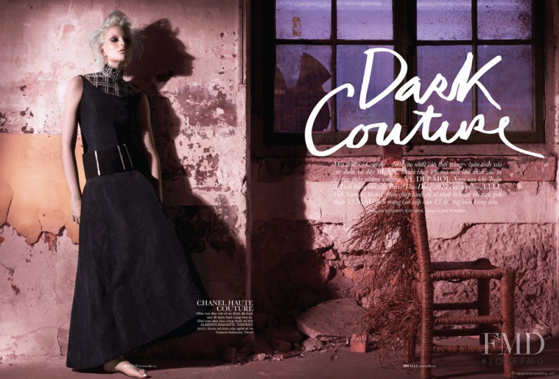 Chrystal Copland featured in Dark Couture, September 2013