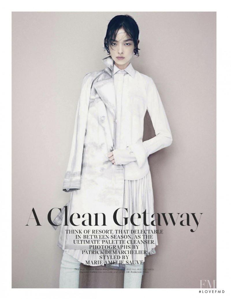 Fei Fei Sun featured in A Clean Getaway, November 2013