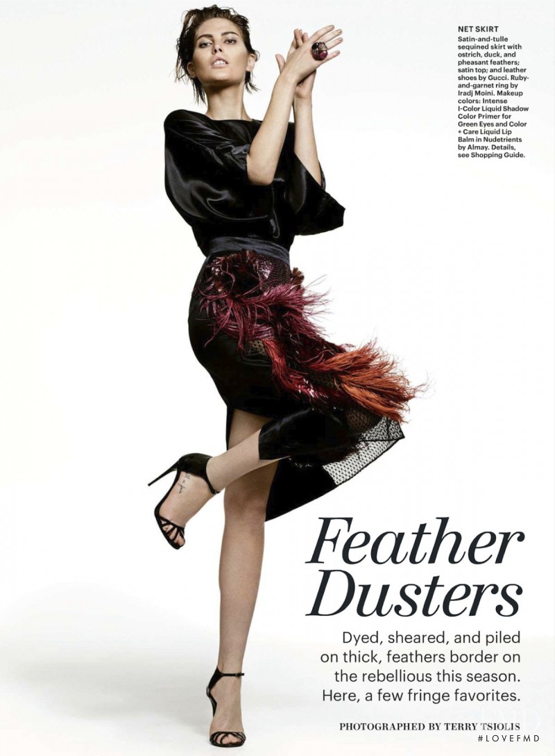Catherine McNeil featured in Feather Dusters, December 2013