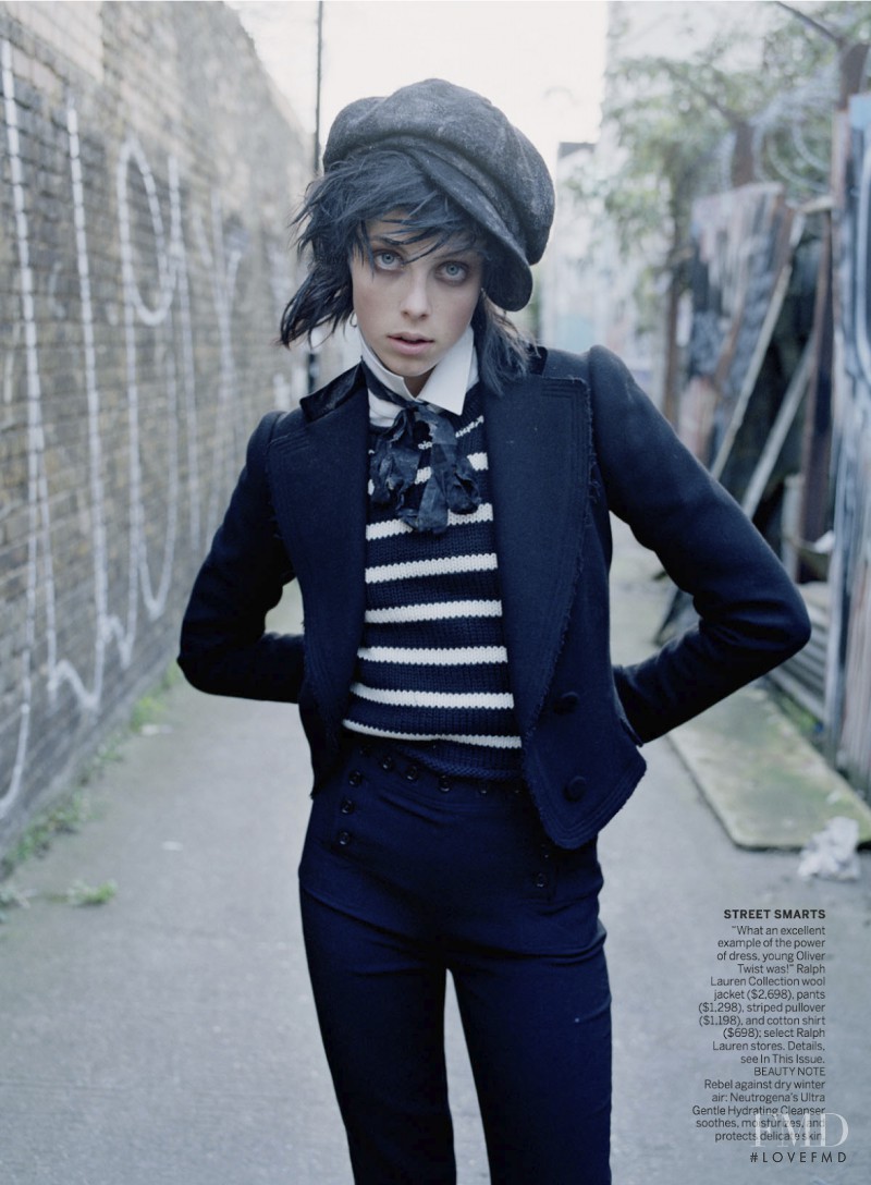 Edie Campbell featured in Dressing Like The Dickens, December 2013