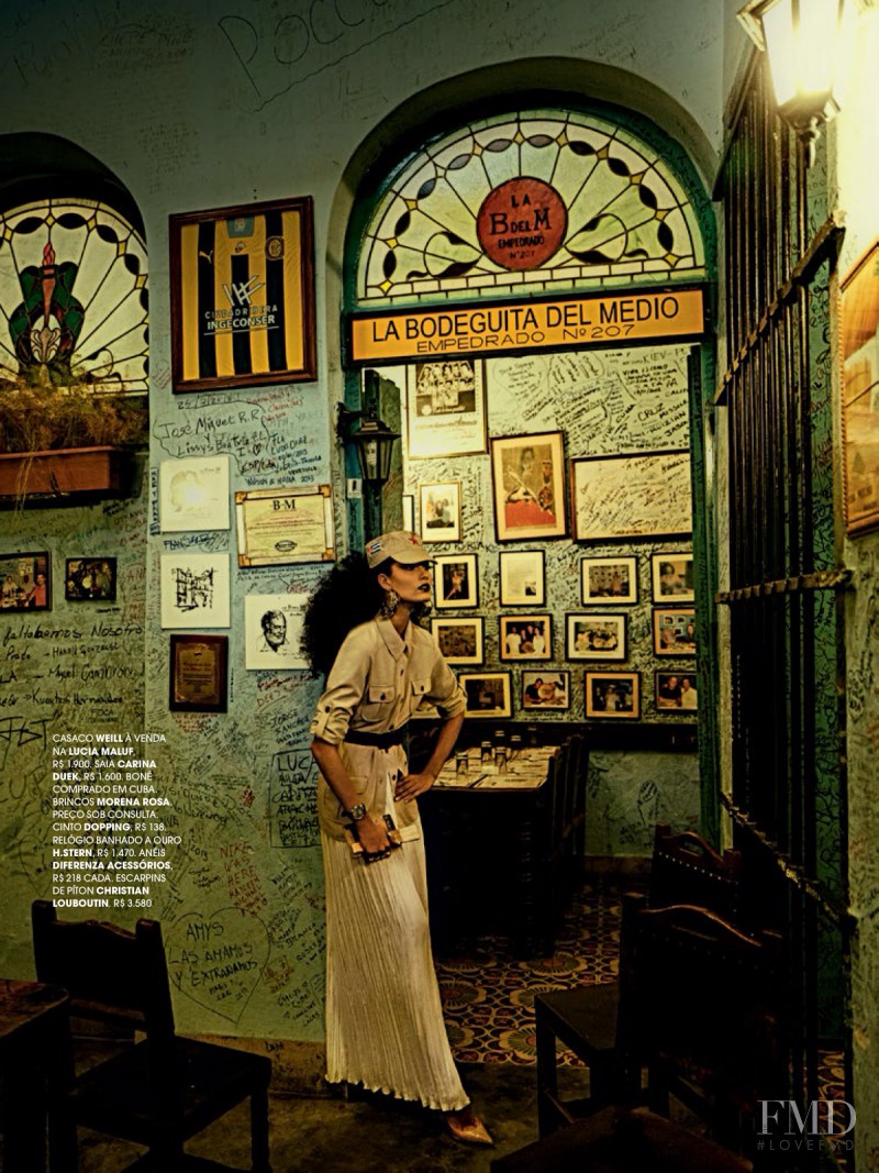 Marcelia Freesz featured in Havana Club, November 2013