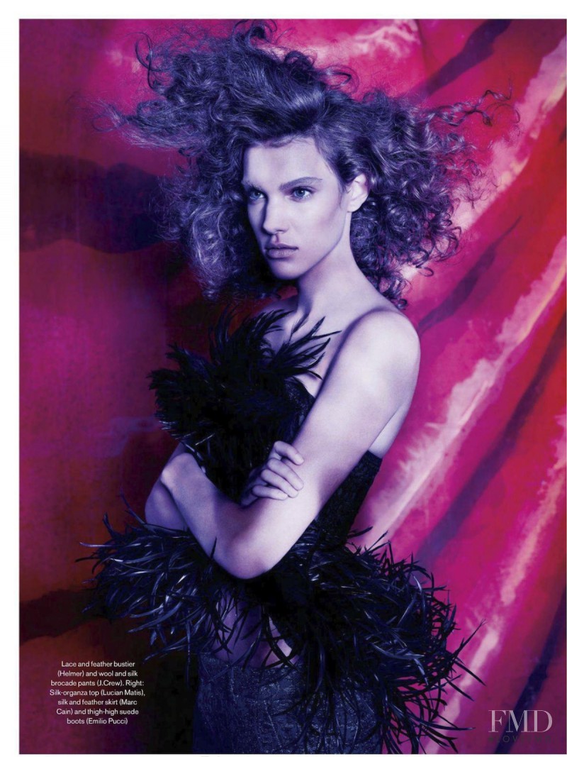 Charlotte Cardin-Goyer featured in Showgirl, December 2013