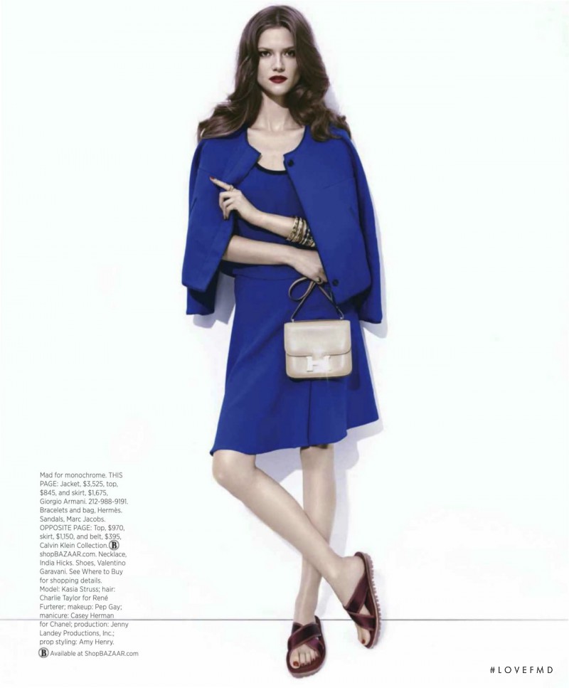 Kasia Struss featured in Chic, Easy Pieces, December 2013