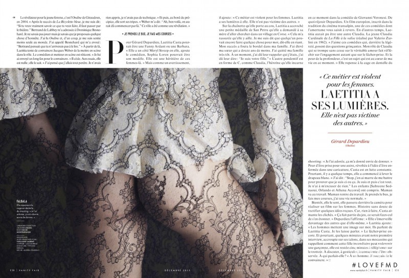 Laetitia Casta featured in Je Ne Suis Pas Dans La Séduction, December 2013