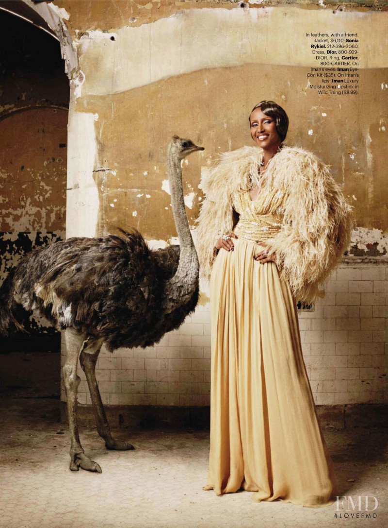 Chanel Iman featured in Iman Icon, December 2010