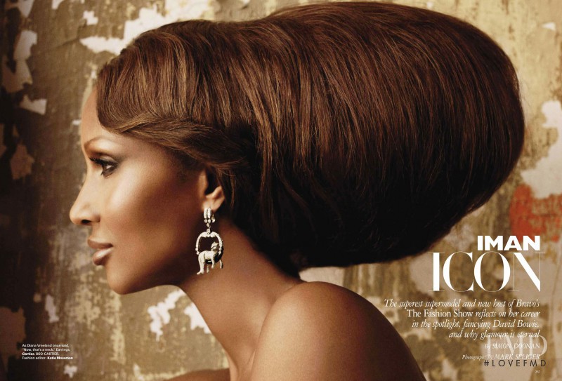 Chanel Iman featured in Iman Icon, December 2010