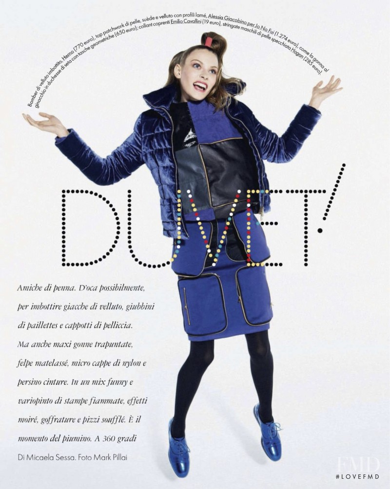 Stefania Ivanescu featured in Duvet, December 2013
