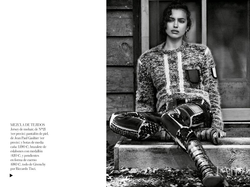 Irina Shayk featured in Pura Raza, December 2013