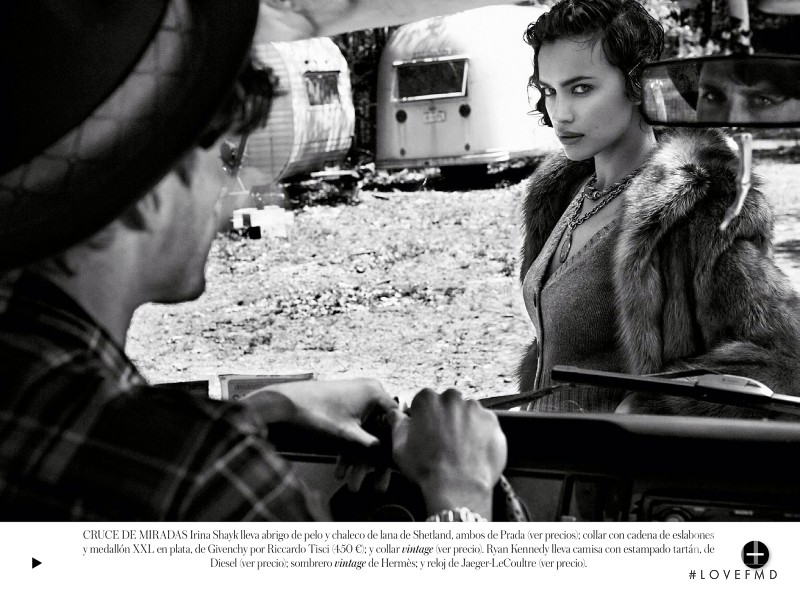 Irina Shayk featured in Pura Raza, December 2013