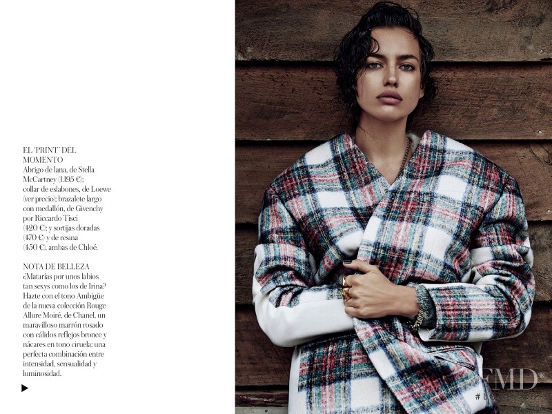 Irina Shayk featured in Pura Raza, December 2013