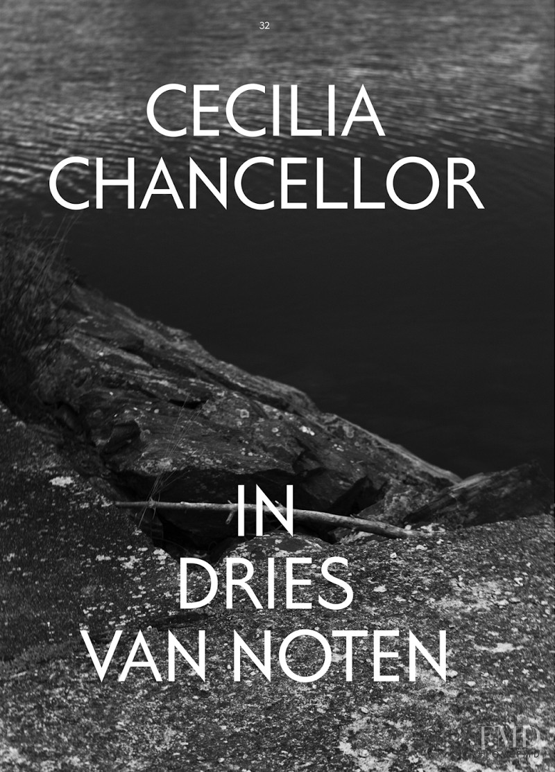 Cecilia Chancellor In Dries Van Noten, September 2013