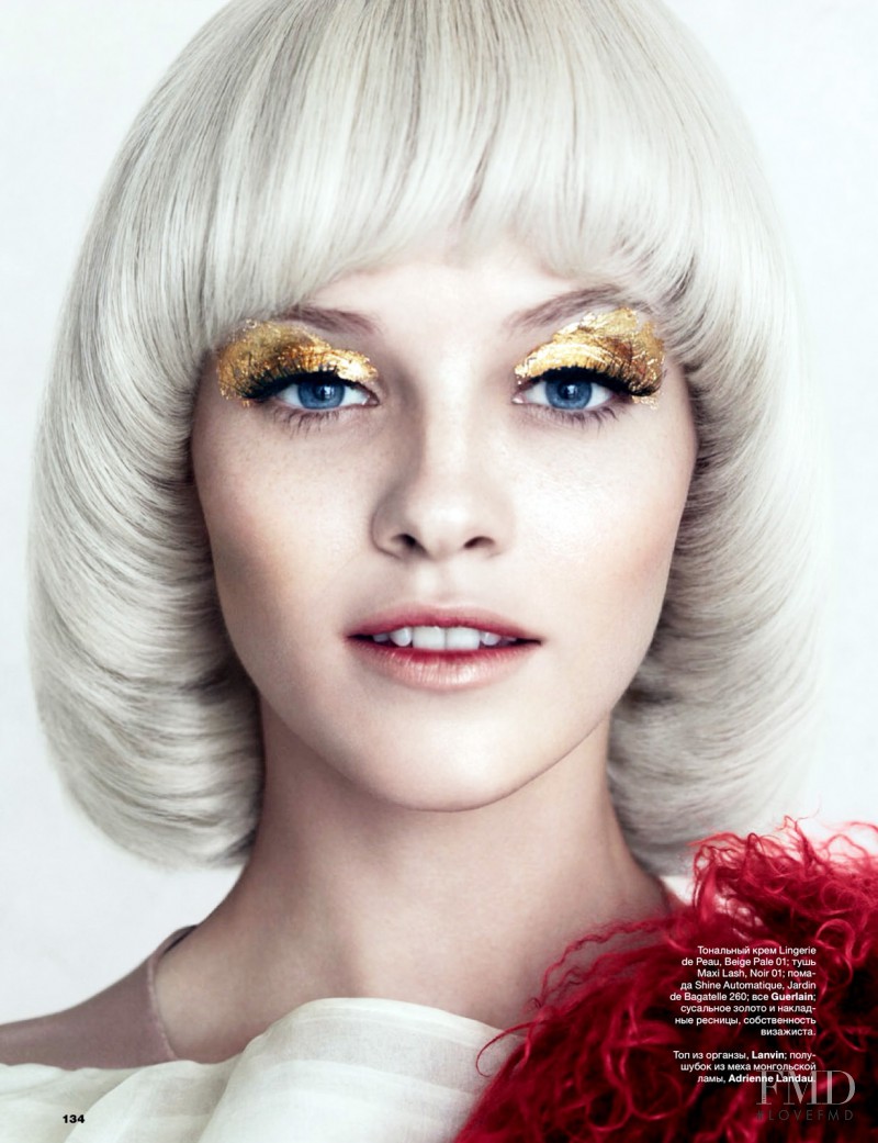 Ginta Lapina featured in Red, White, Gold, December 2013