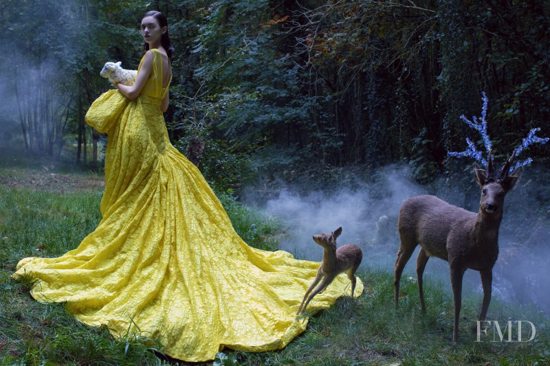 Magda Laguinge featured in Couture Adventure, December 2013