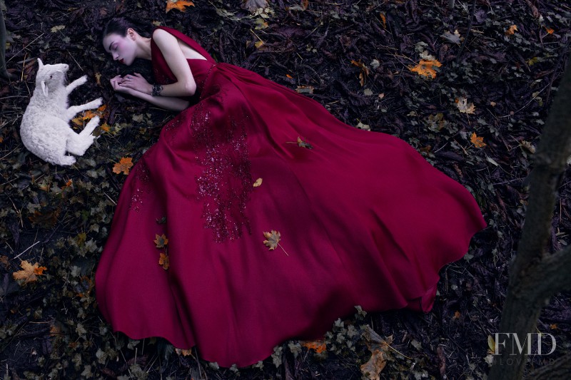Magda Laguinge featured in Couture Adventure, December 2013