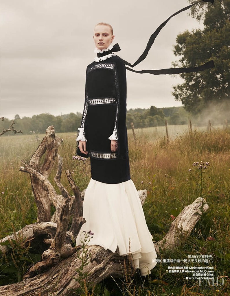 Stephanie Hall featured in Wonderland Sotland, December 2013