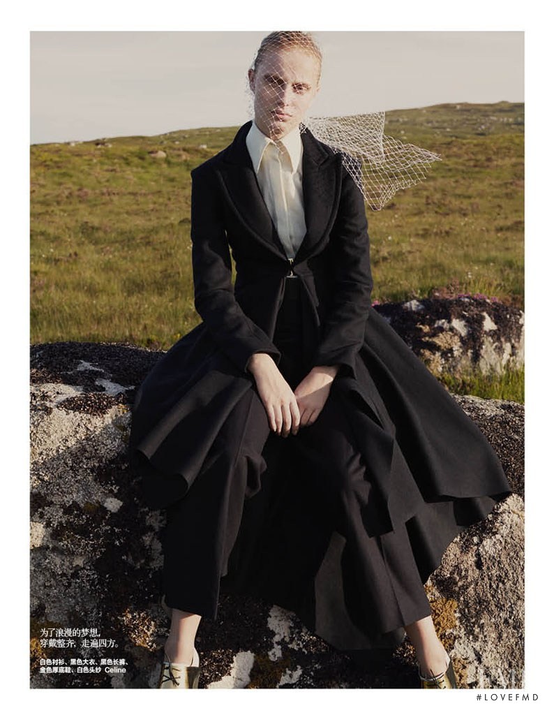 Stephanie Hall featured in Wonderland Sotland, December 2013