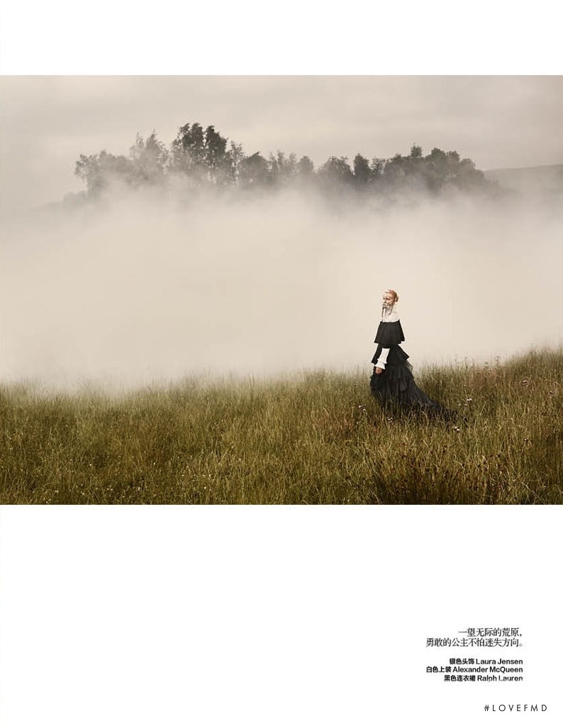 Stephanie Hall featured in Wonderland Sotland, December 2013