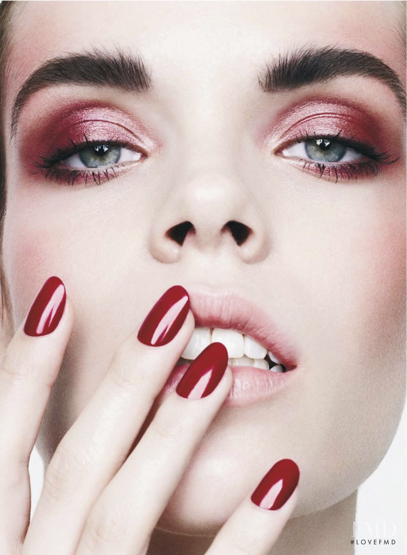 Meghan Collison featured in Rosso Relativo, December 2013