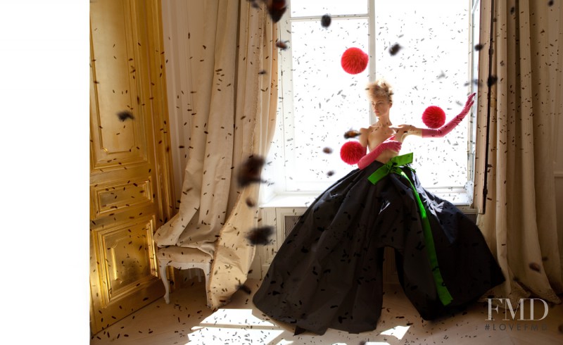 Farah Holt featured in Schiaparelli Couture By Christian Lacroix, November 2013