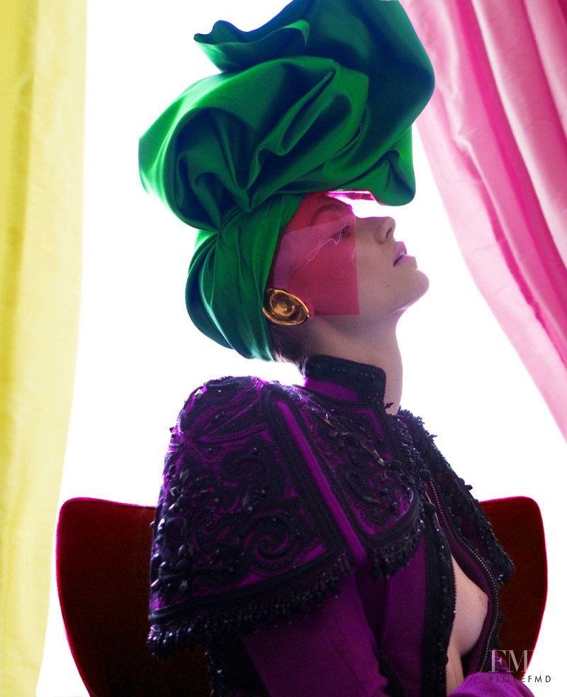 Farah Holt featured in Schiaparelli Couture By Christian Lacroix, November 2013