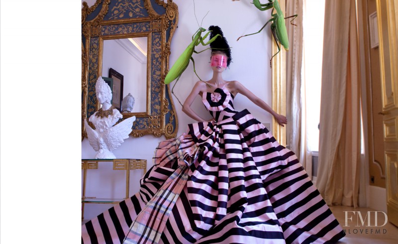 Farah Holt featured in Schiaparelli Couture By Christian Lacroix, November 2013