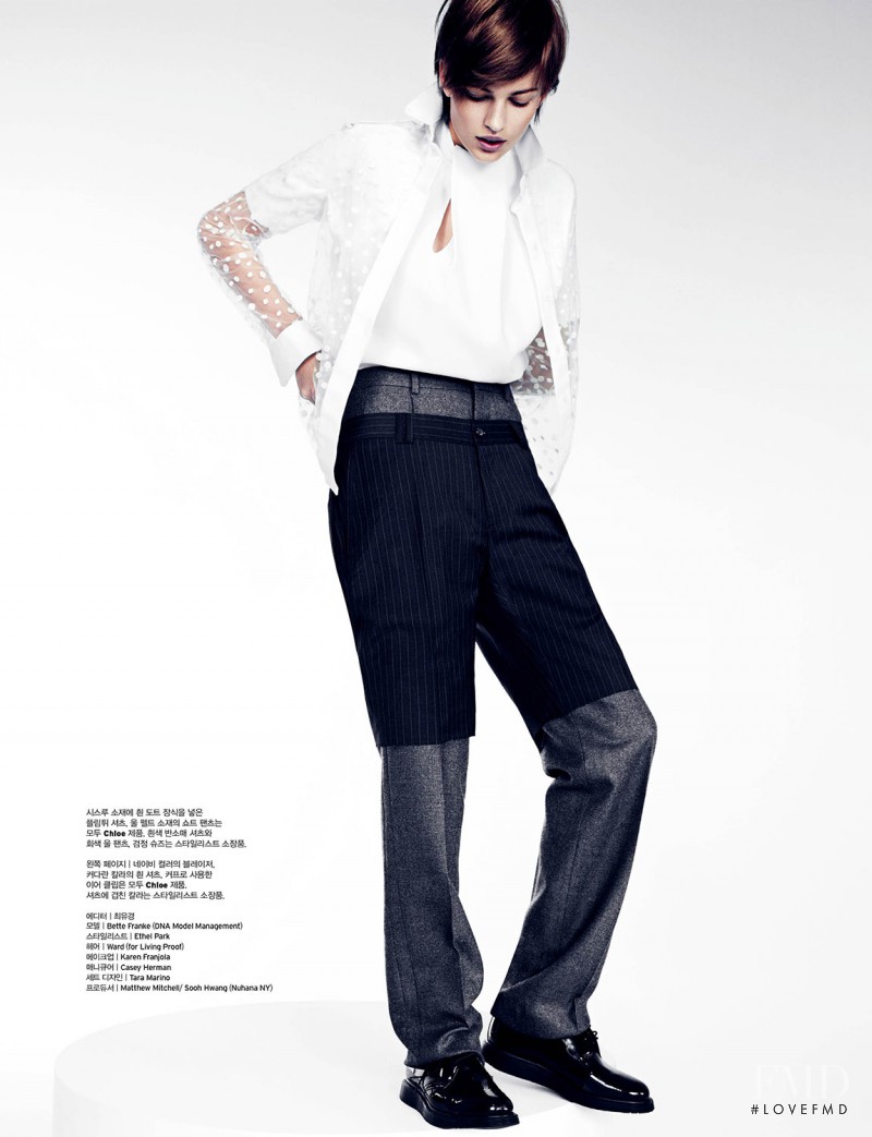 Bette Franke featured in Attitude, November 2013