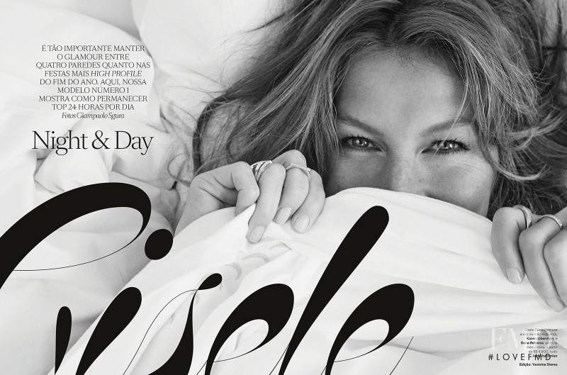 Gisele Bundchen featured in Night & Day, December 2013