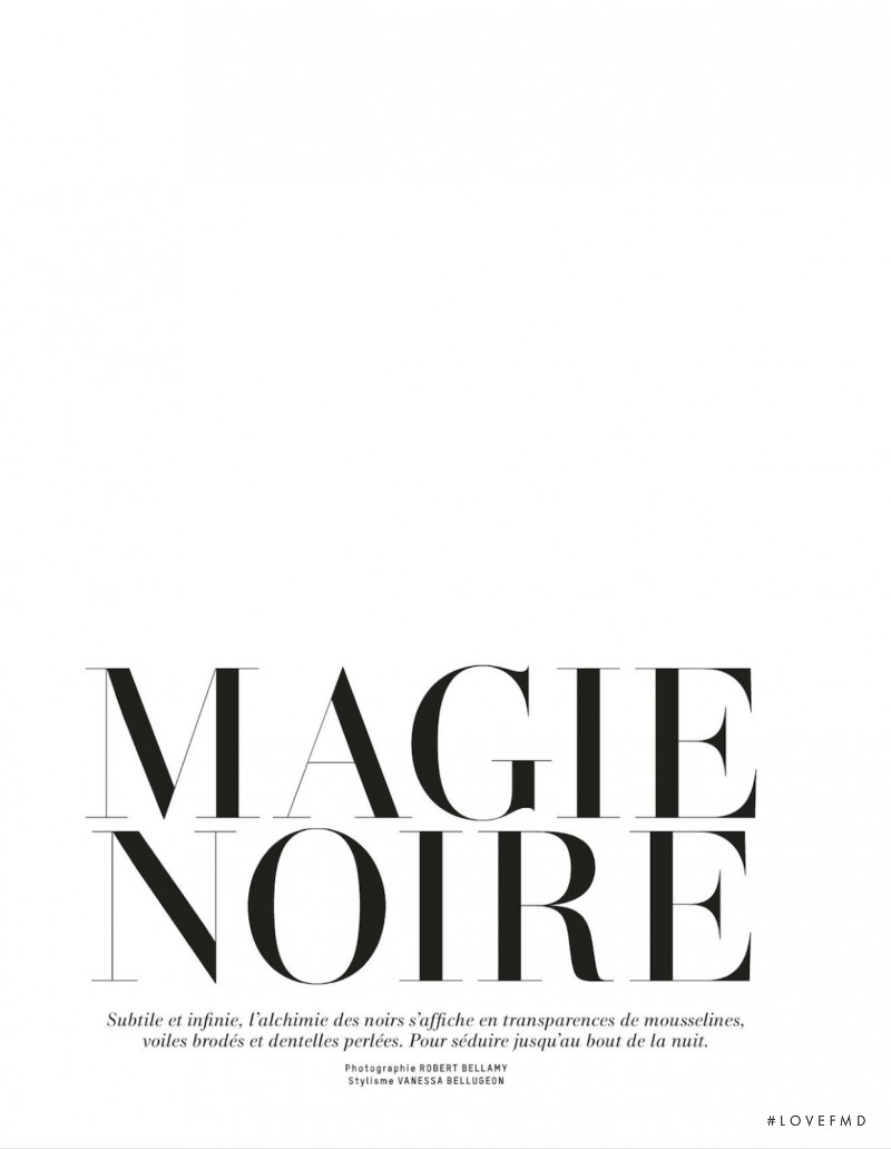 Magie Noire, December 2013