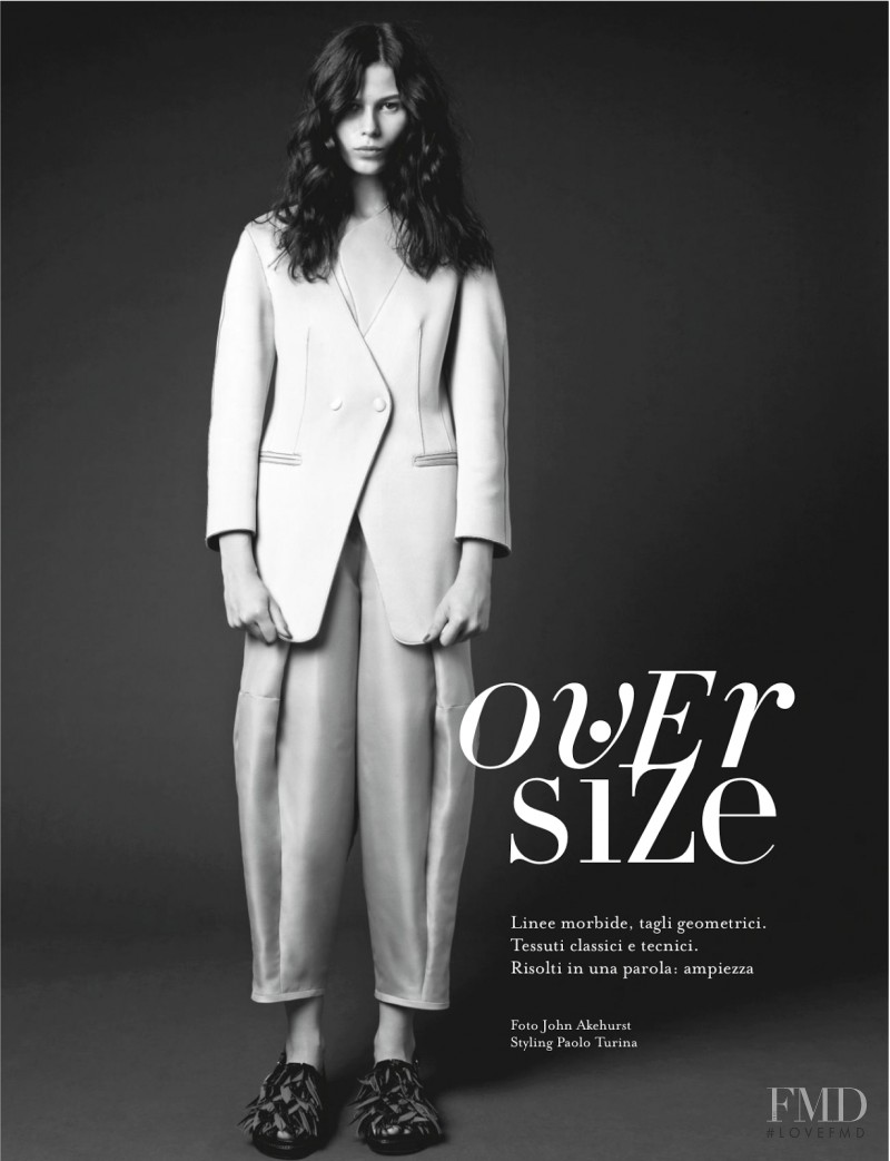 Monika Sawicka featured in Oversize, December 2013