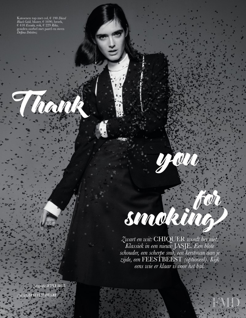 Anouk Hagemeijer featured in Thank You For Smoking, December 2013