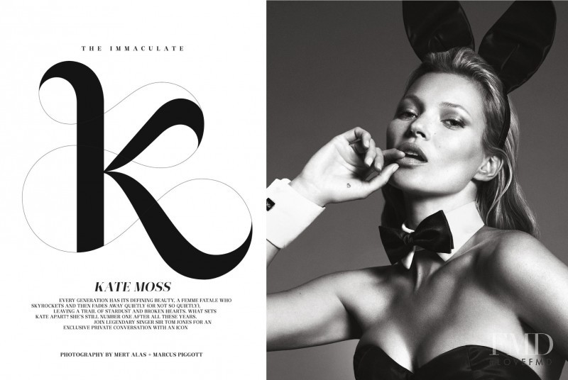 Kate Moss featured in The Immaculate Kate Moss, January 2014
