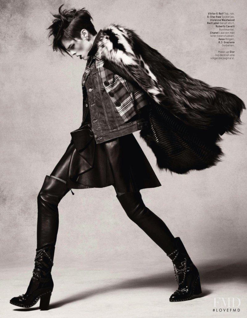 Coco Rocha featured in Coco, December 2013