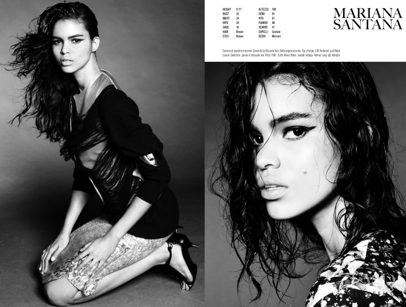 Mariana Santana featured in Model Cards, December 2013