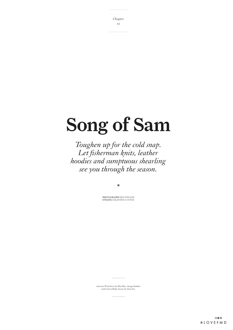 Song Of Sam, December 2013