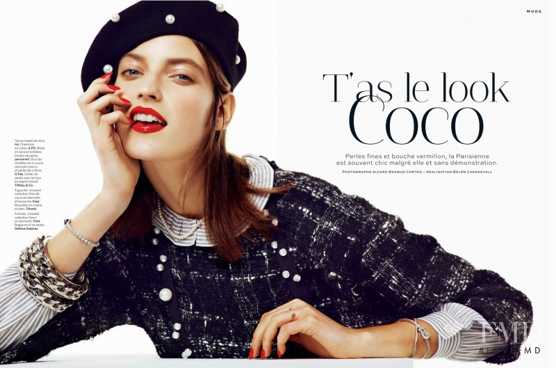 Marikka Juhler featured in T\'as Le Look Coco, November 2013