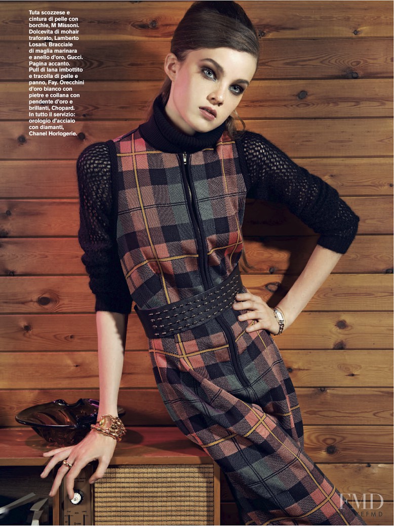 Charlotte Grace featured in Femminilità Al Quadrato, November 2013