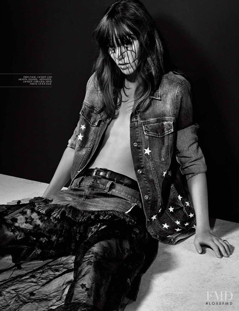 Freja Beha Erichsen featured in Fade To Black, December 2013