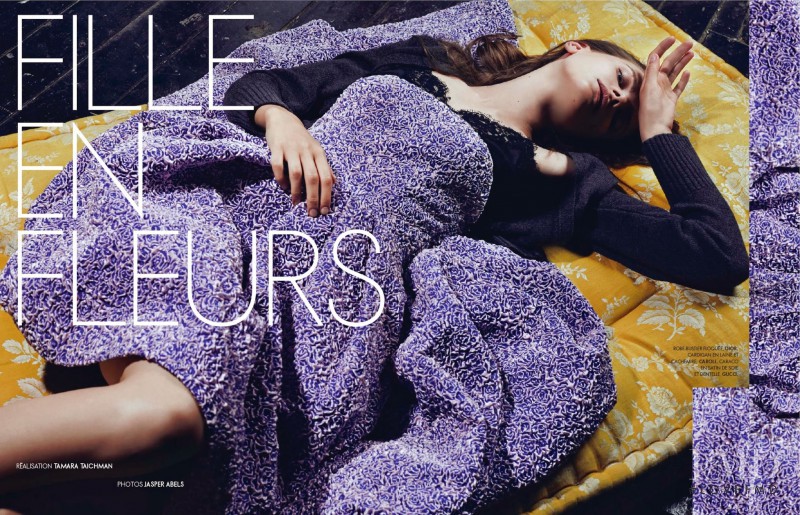 Nikola Romanova featured in Fille En Fleurs, November 2013