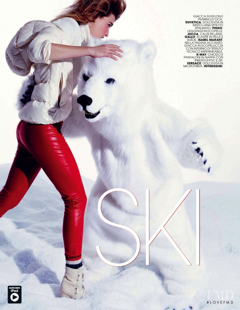 Ophelie Rupp featured in Ski Pass, December 2013