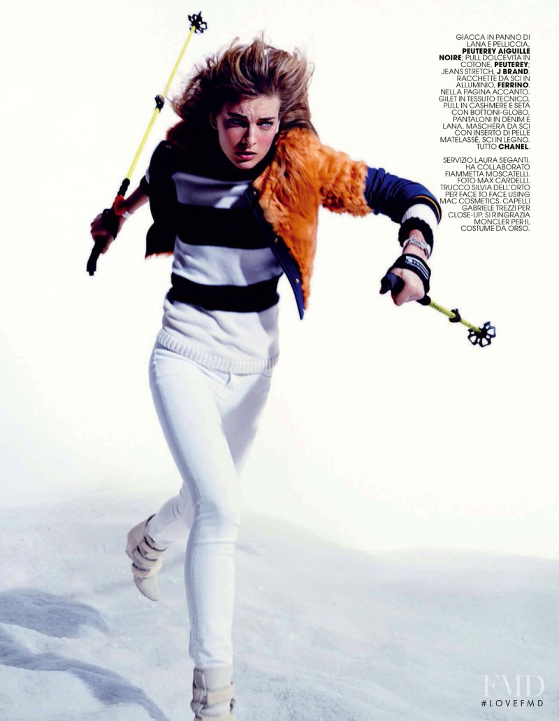 Ophelie Rupp featured in Ski Pass, December 2013