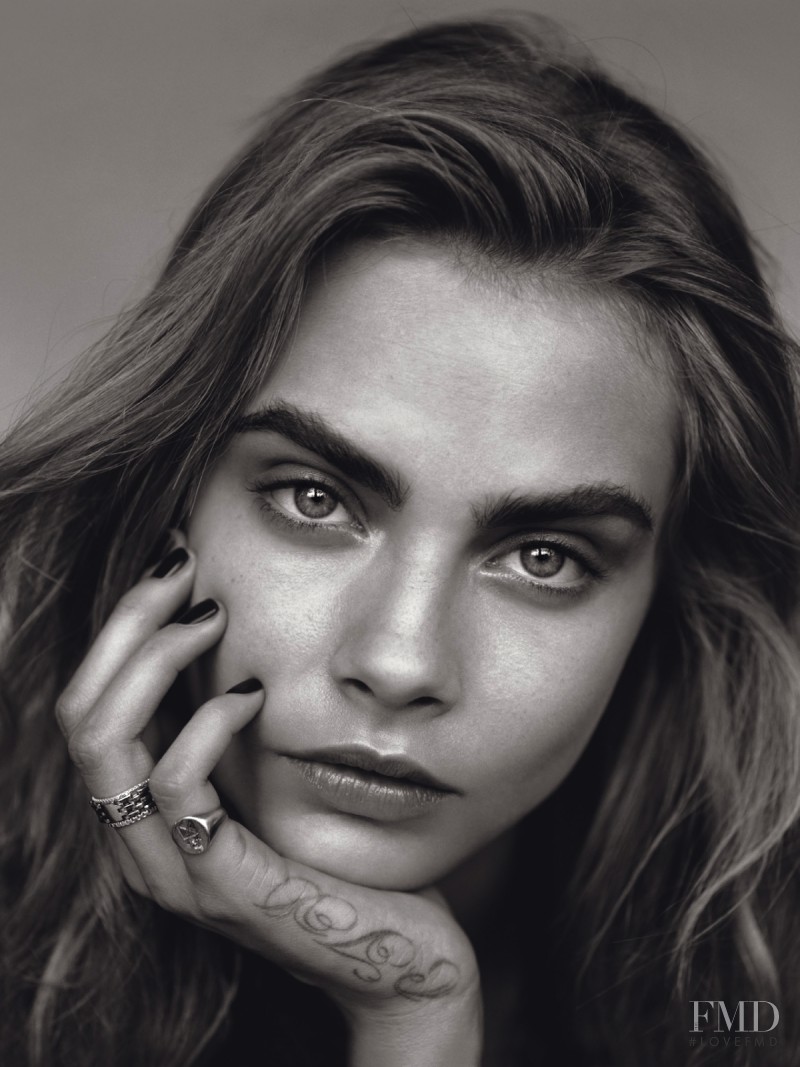 Cara Delevingne featured in The Face, January 2014