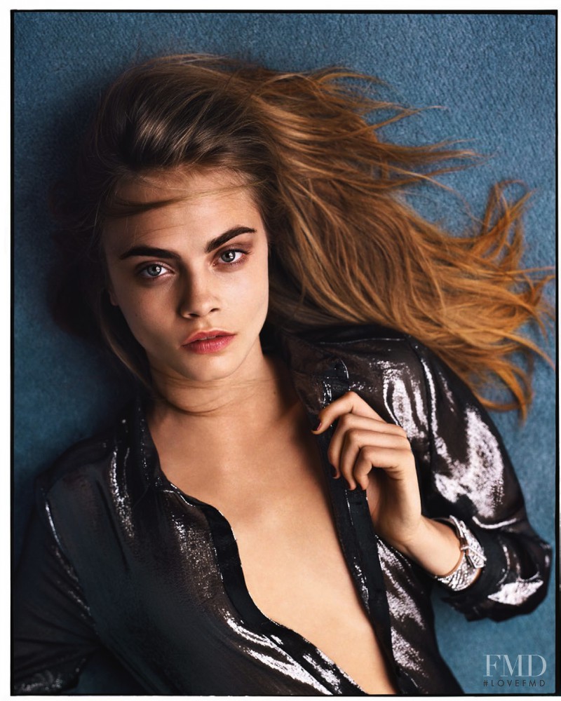 Cara Delevingne featured in The Face, January 2014