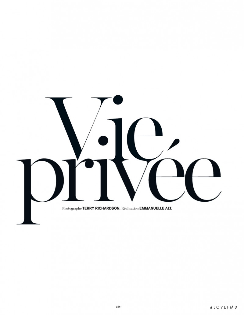 Vie Privée, December 2013