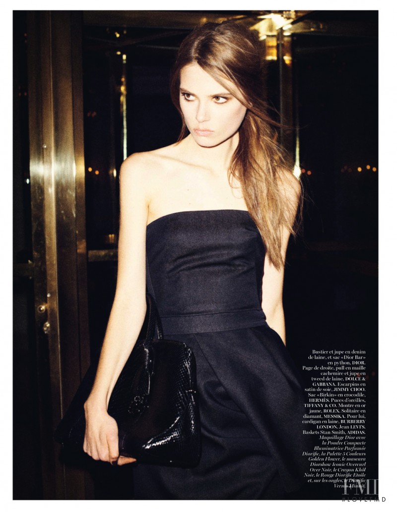 Caroline Brasch Nielsen featured in Vie Privée, December 2013